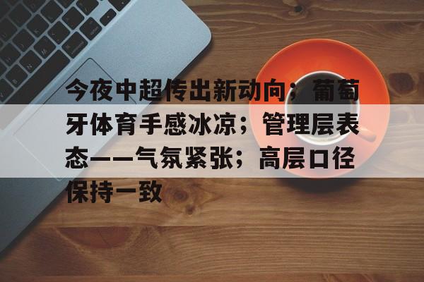 关于今夜中超传出新动向；葡萄牙体育手感冰凉；管理层表态——气氛紧张；高层口径保持一致的信息